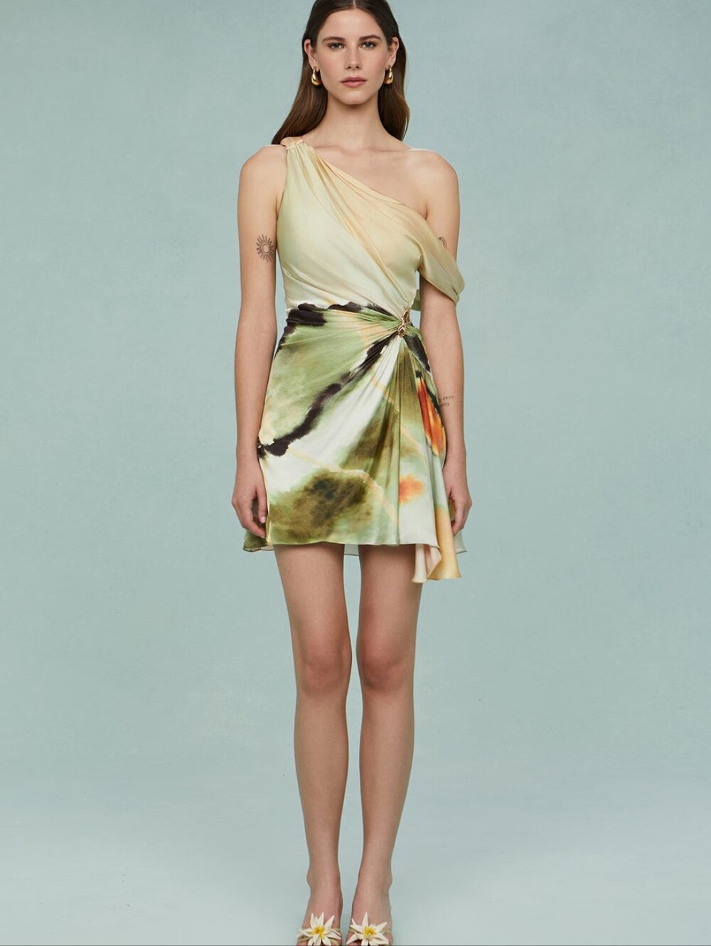Amur Elowen Print Mini Dress